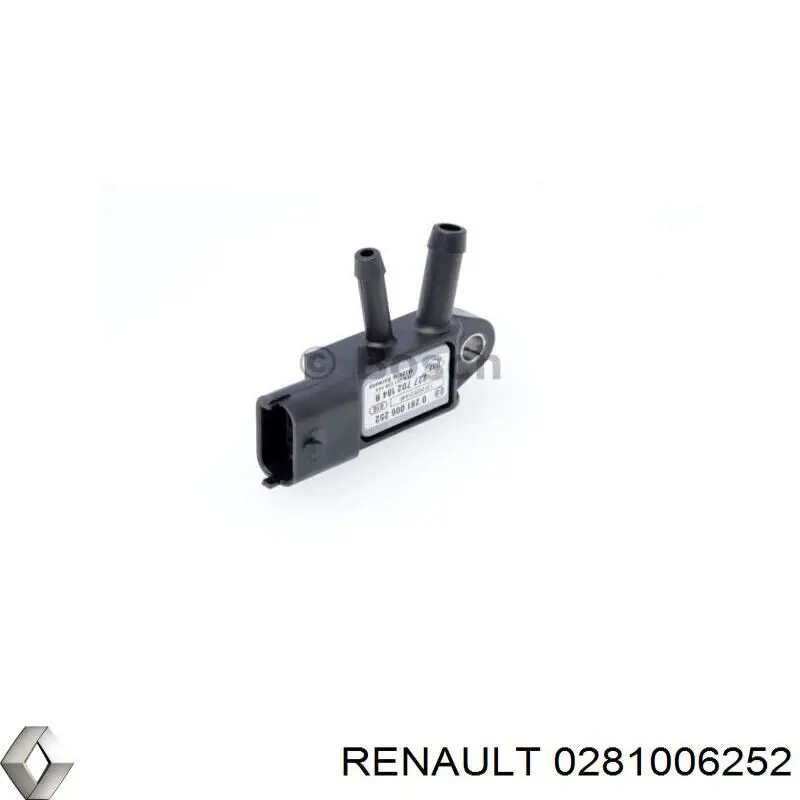 0281006252 Renault (RVI) Czujnik ciśnienia spalin