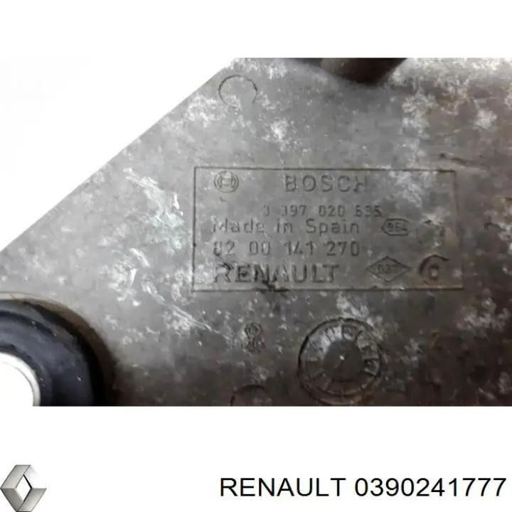 Silniczek wycieraczki szyby przedniej Renault (RVI) 0390241777 cena, od 71,51 USD