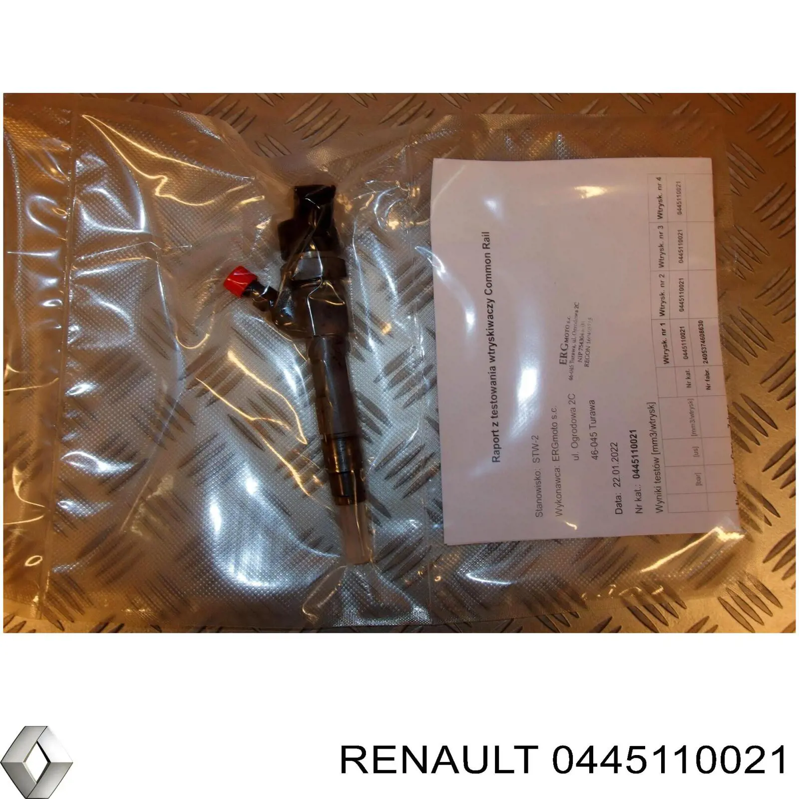 Wtryskiwacz paliwa 0445110021 Renault (RVI)