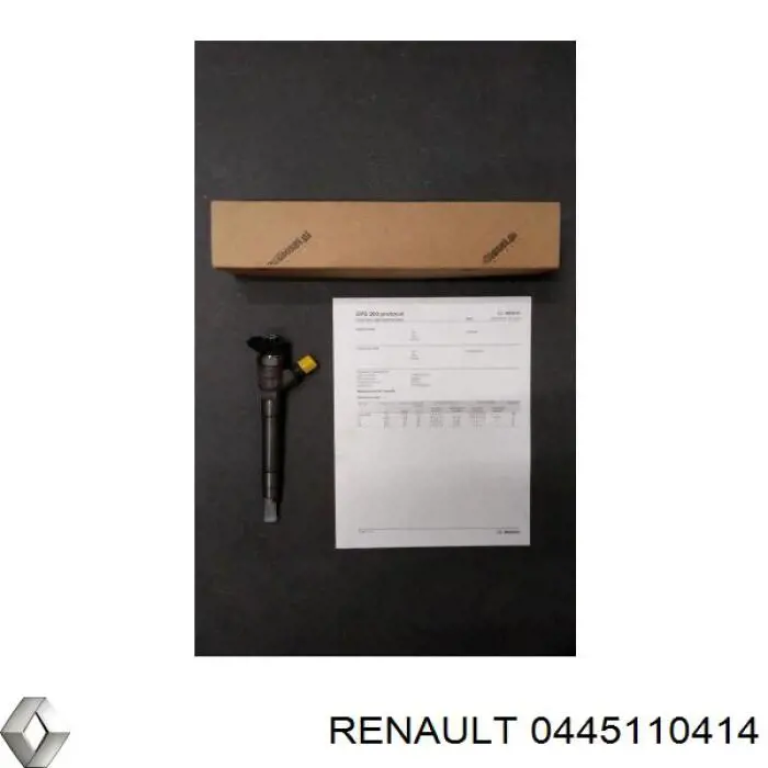 Wtryskiwacz paliwa Renault (RVI) 0445110414 cena, od 158,34 USD