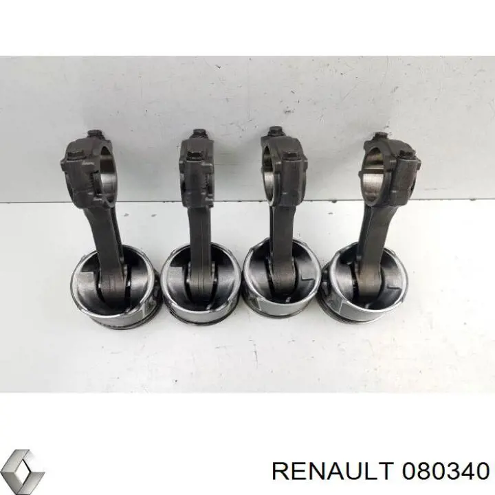 Do koszyka 021PI00125000 Mahle Original Tłok, komplet do jednego cylindru, STD