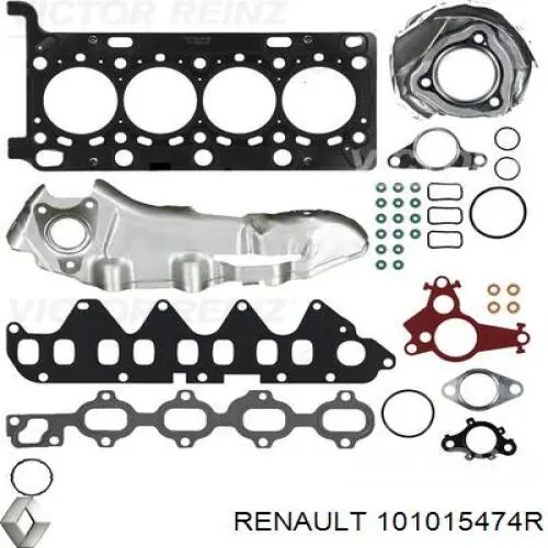 Zestaw uszczelek silnika górny Nissan Qashqai 2 (J10)