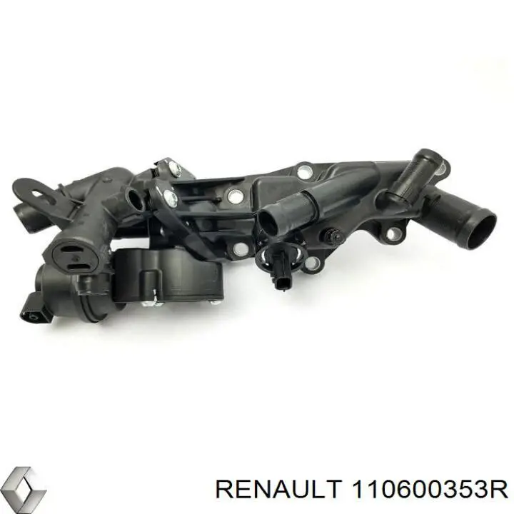 Kołnierz układu chłodzenia (trójnik) Renault (RVI) 110600353R cena, od 47,67 USD