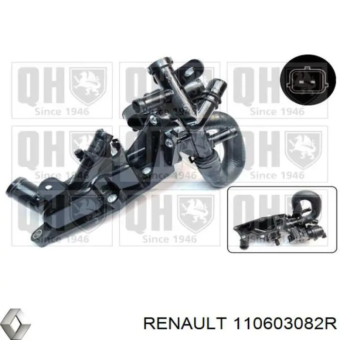 110603082R Renault (RVI) Obudowa termostatu