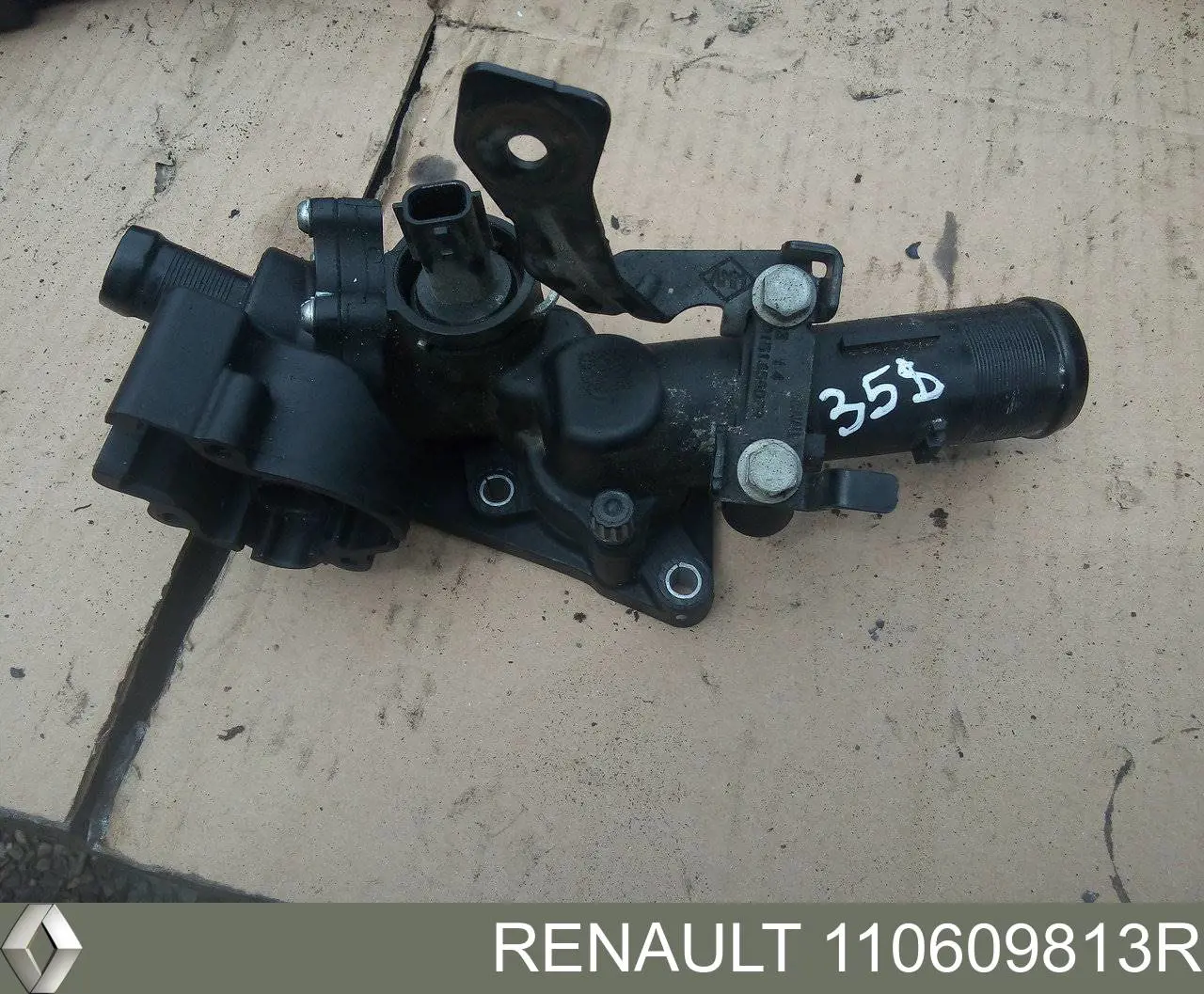 Do koszyka 110609813R Renault (RVI) Obudowa termostatu
