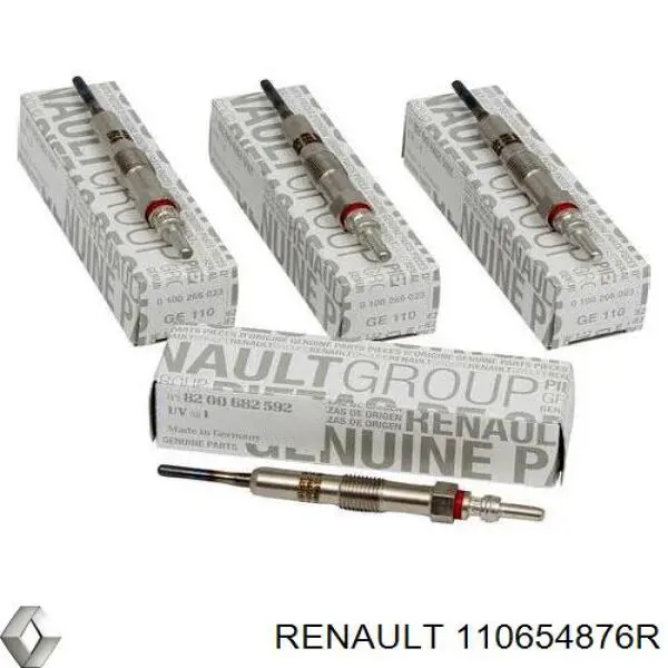 Świeca żarowa Renault (RVI) 110654876R cena, od 9,96 USD