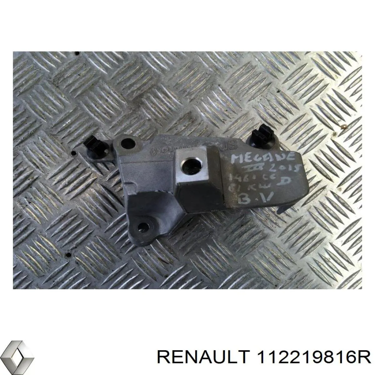 Do koszyka 112219816R Renault (RVI) Poduszka (podpora skrzyni biegów) lewa