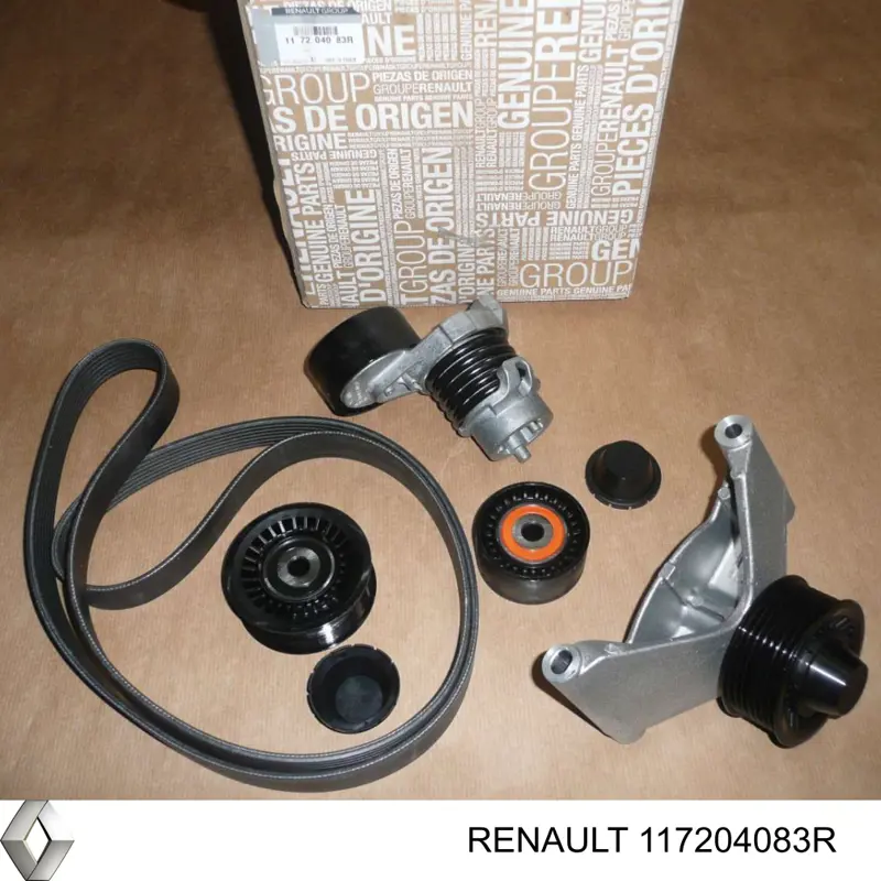 Pasek napędowy mechanizmów, zestaw Renault (RVI) 117204083R cena, od 84,29 USD