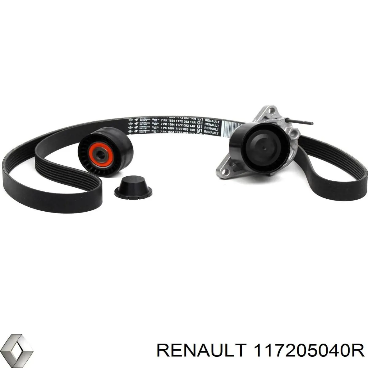 117205040R Renault (RVI) Pasek napędowy mechanizmów, zestaw