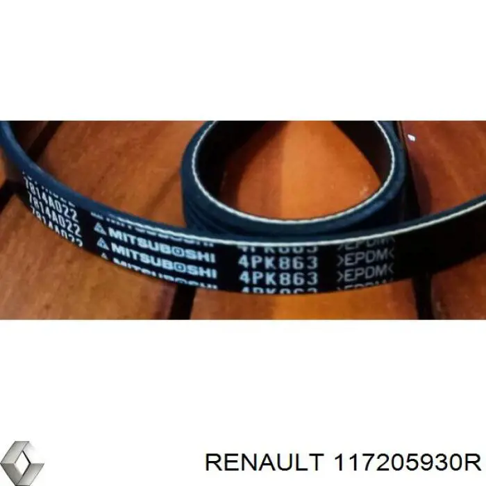 Do koszyka 117205930R Renault (RVI) Pas napędowy mechanizmów
