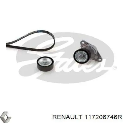 117206746R Renault (RVI) Pasek napędowy mechanizmów, zestaw