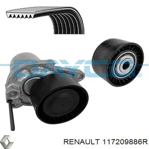Do koszyka 117209886R Renault (RVI) Napinacz paska napędowego
