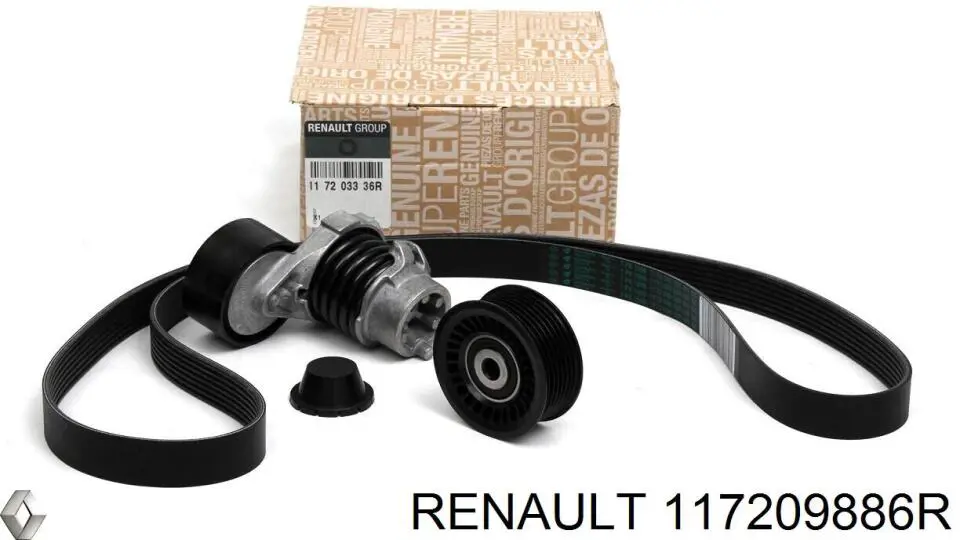 Napinacz paska napędowego Renault (RVI) 117209886R cena, od 73,23 USD