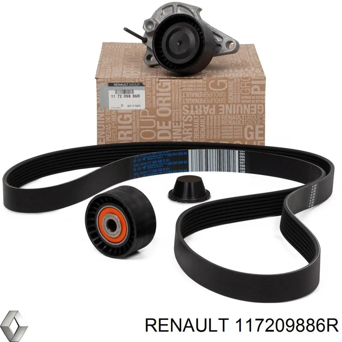 Napinacz paska napędowego Renault (RVI) 117209886R cena, od 73,88 USD
