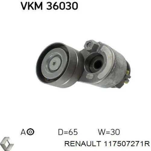 117507271R Renault (RVI) Napinacz paska napędowego