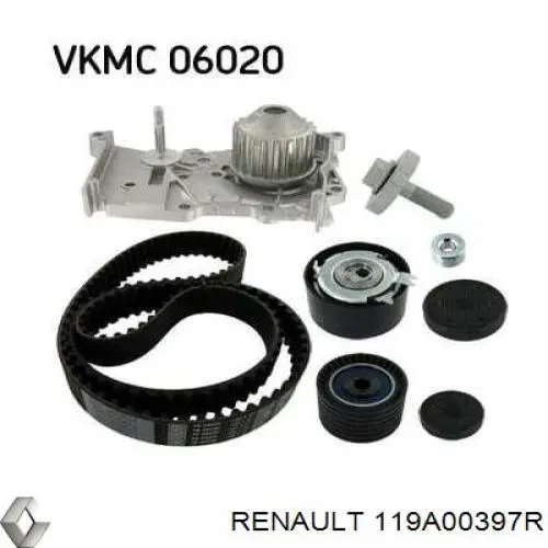 Do koszyka 119A00397R Renault (RVI) Pasek rozrządu, zestaw