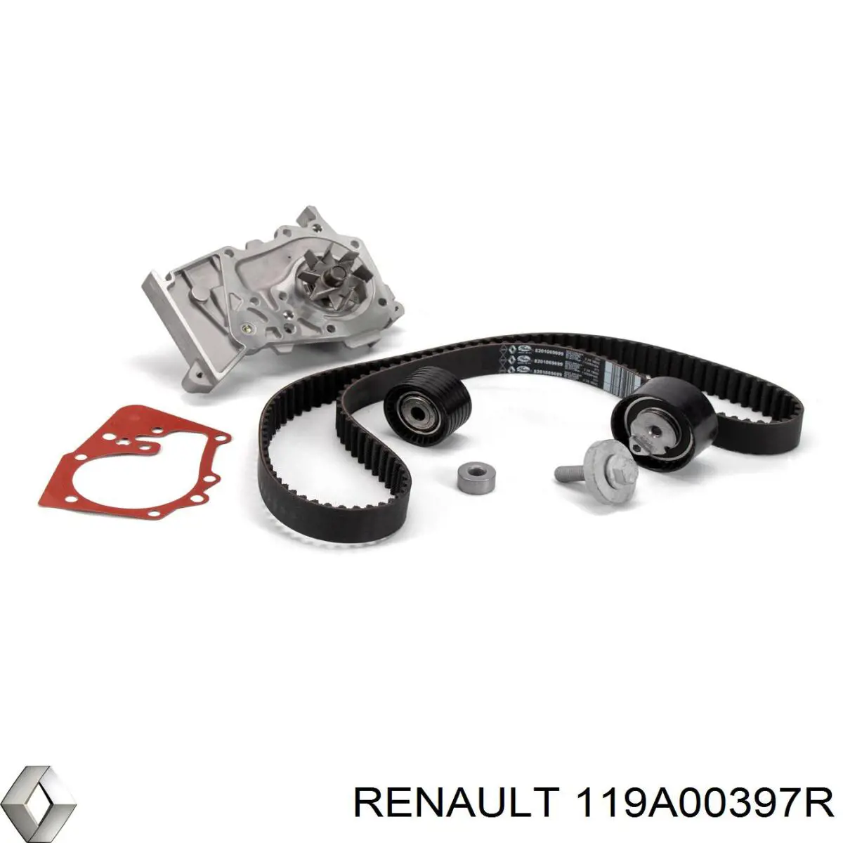 Pasek rozrządu, zestaw Renault (RVI) 119A00397R cena, od 172,13 USD