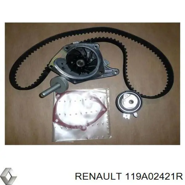Pasek rozrządu, zestaw Renault (RVI) 119A02421R