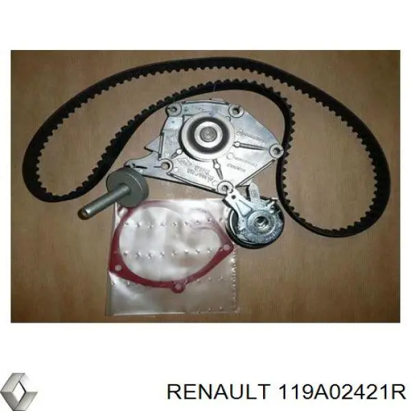 Pasek rozrządu, zestaw 119A02421R Renault (RVI)
