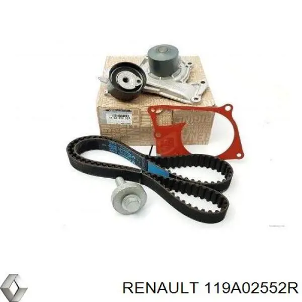 Pasek rozrządu, zestaw Renault (RVI) 119A02552R