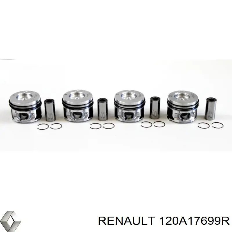 Tłok, komplet do jednego cylindru, STD Renault (RVI) 120A13696R cena, od 96,06 USD