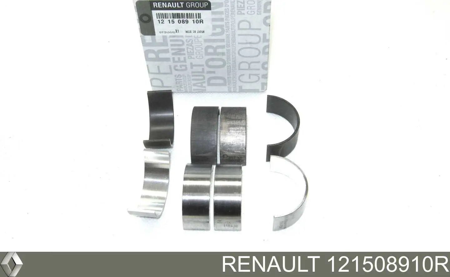 121508910R Renault (RVI) Panewki korbowodowe wału korbowego, zestaw, standardowe (STD)