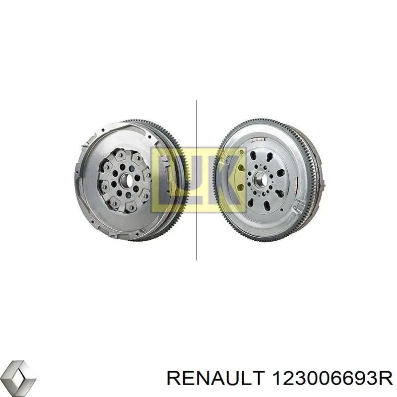 Do koszyka 123006693R Renault (RVI) Koło zamachowe silnika