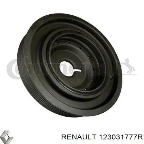 Koło pasowe wału korbowego 123031777R Renault (RVI)