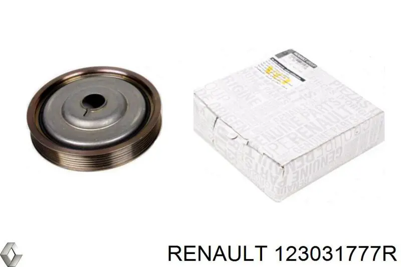 123031777R Renault (RVI) Koło pasowe wału korbowego