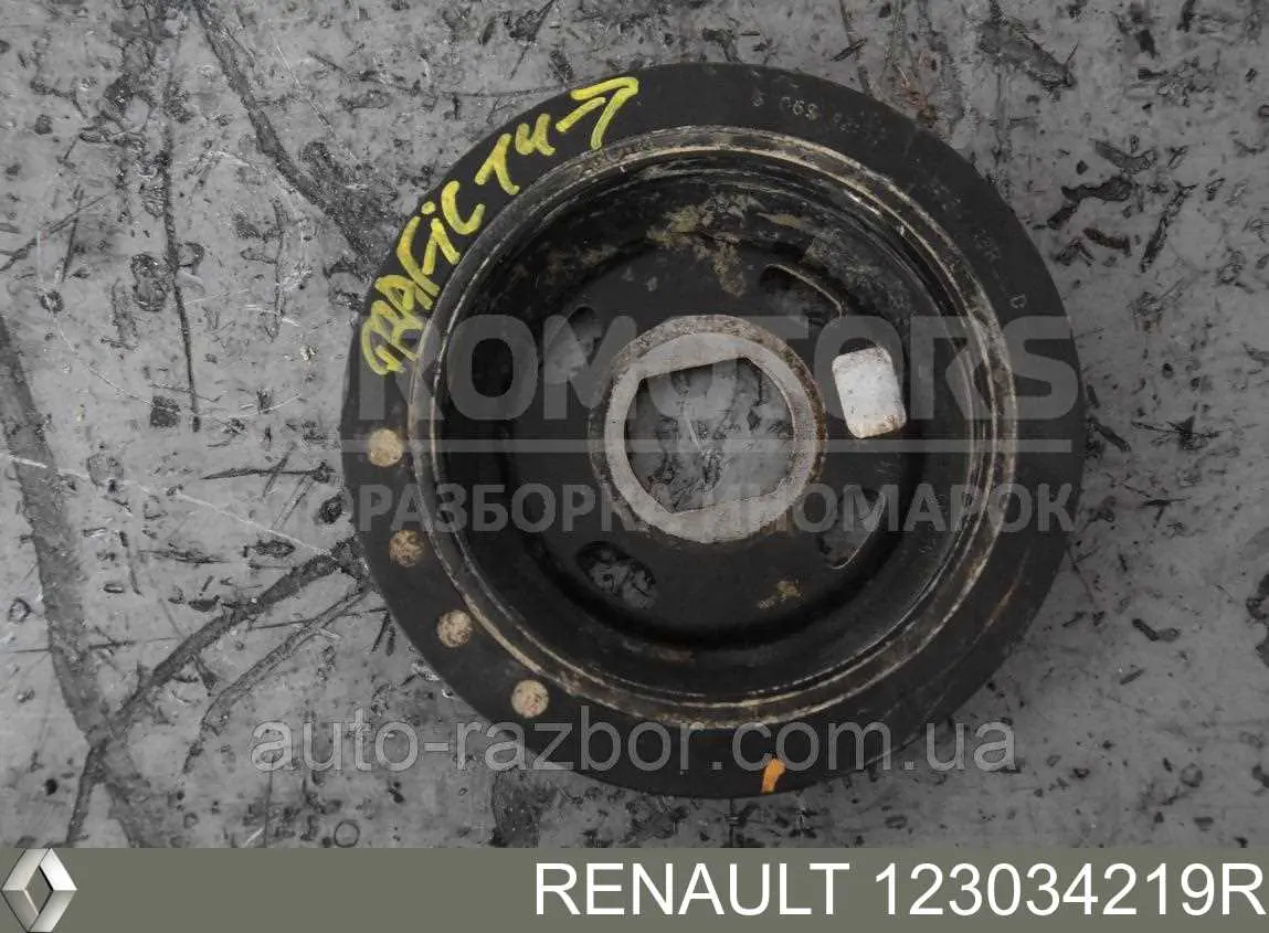 123034219R Renault (RVI) Koło pasowe wału korbowego