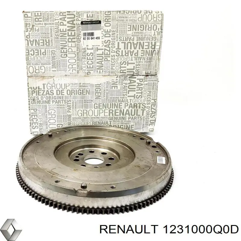 Koło zamachowe silnika Renault (RVI) 1231000Q0D cena, od 500,38 USD