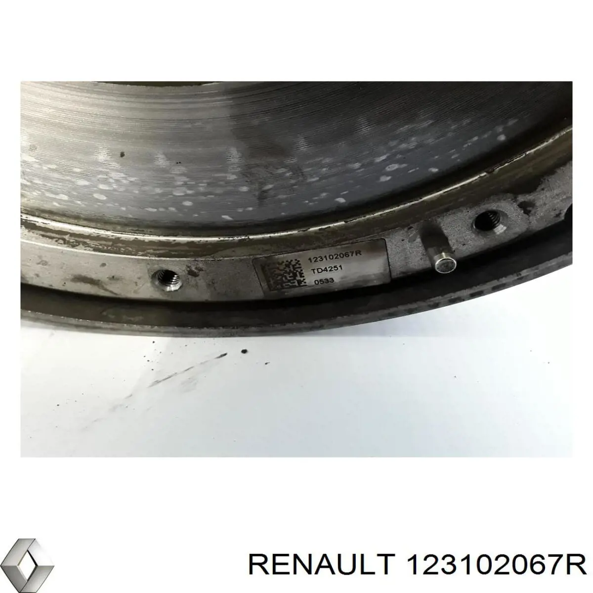 Koło zamachowe silnika Renault (RVI) 123102067R cena, od 387,58 USD