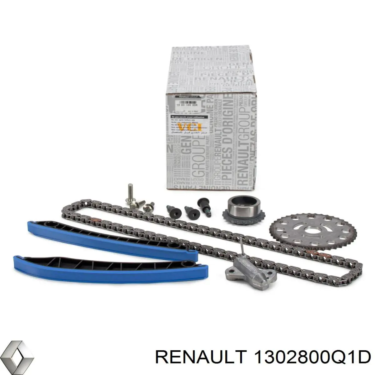 Łańcuch rozrządu, zestaw Renault (RVI) 1302800Q1D cena, od 47,33 USD
