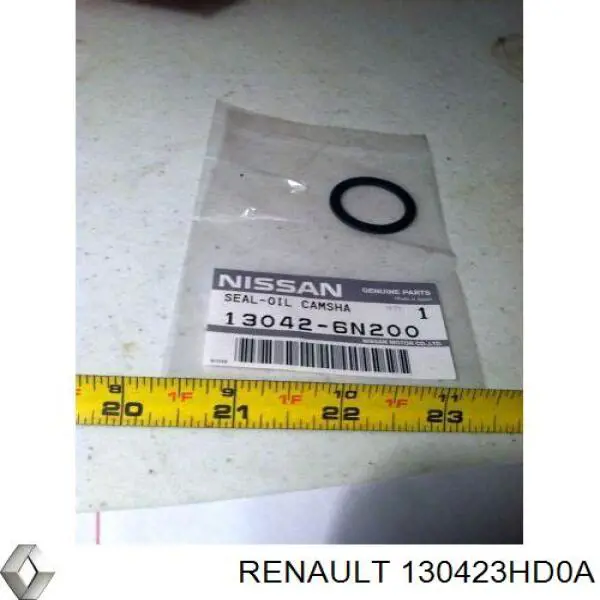 Do koszyka 130426N200 Nissan/Infiniti Uszczelniacz wałka rozrządu silnika przedni