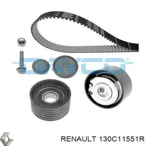 Pasek rozrządu, zestaw 130C11551R Renault (RVI)