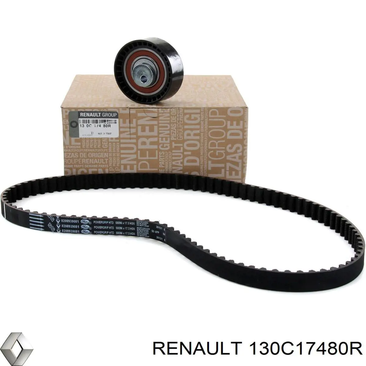 Pasek rozrządu, zestaw Renault (RVI) 130C17480R