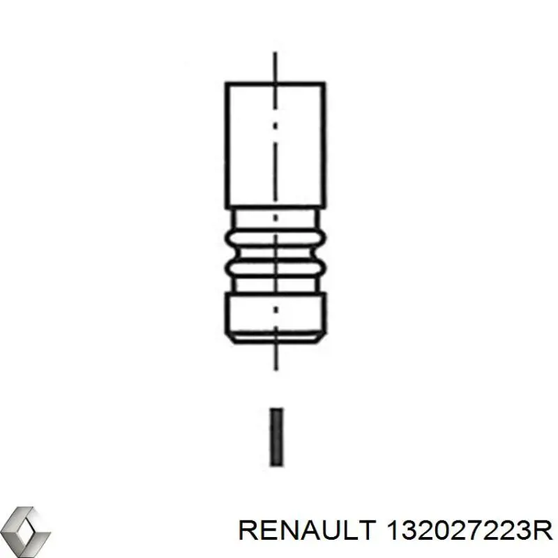 132027223R Renault (RVI) Zawór wydechowy