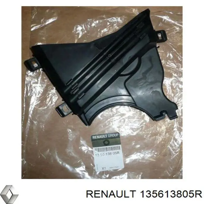 Do koszyka 135613805R Renault (RVI) Osłona paska rozrządu dolna