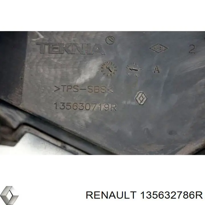 Do koszyka 135632786R Renault (RVI) Osłona paska rozrządu górna