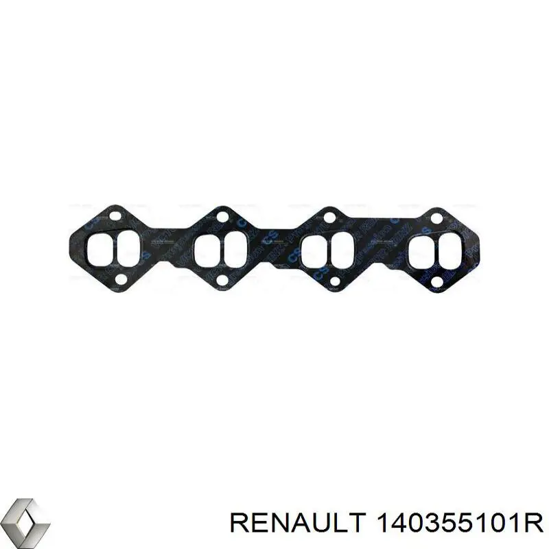 Uszczelka kolektora ssącego 140355101R Renault (RVI)