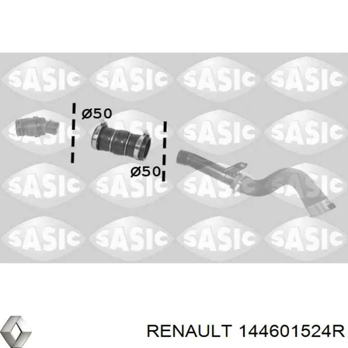144601524R Renault (RVI) Przewód (króciec) intercoolera