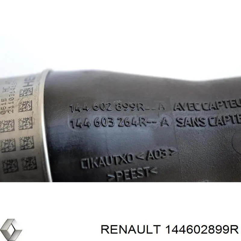 Przewód (króciec) intercoolera Renault (RVI) 144602899R cena, od 111,00 USD