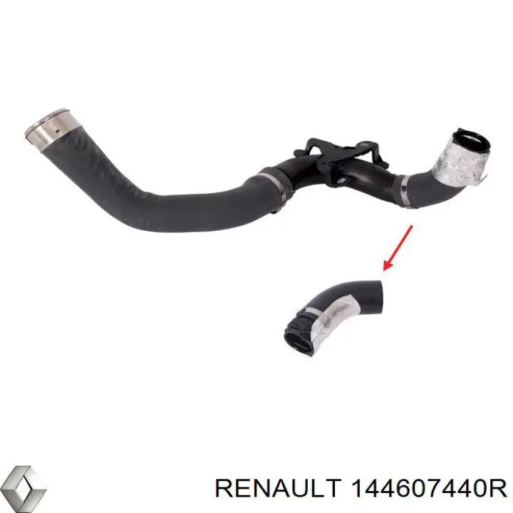 Przewód (króciec) intercoolera 144607440R Renault (RVI)