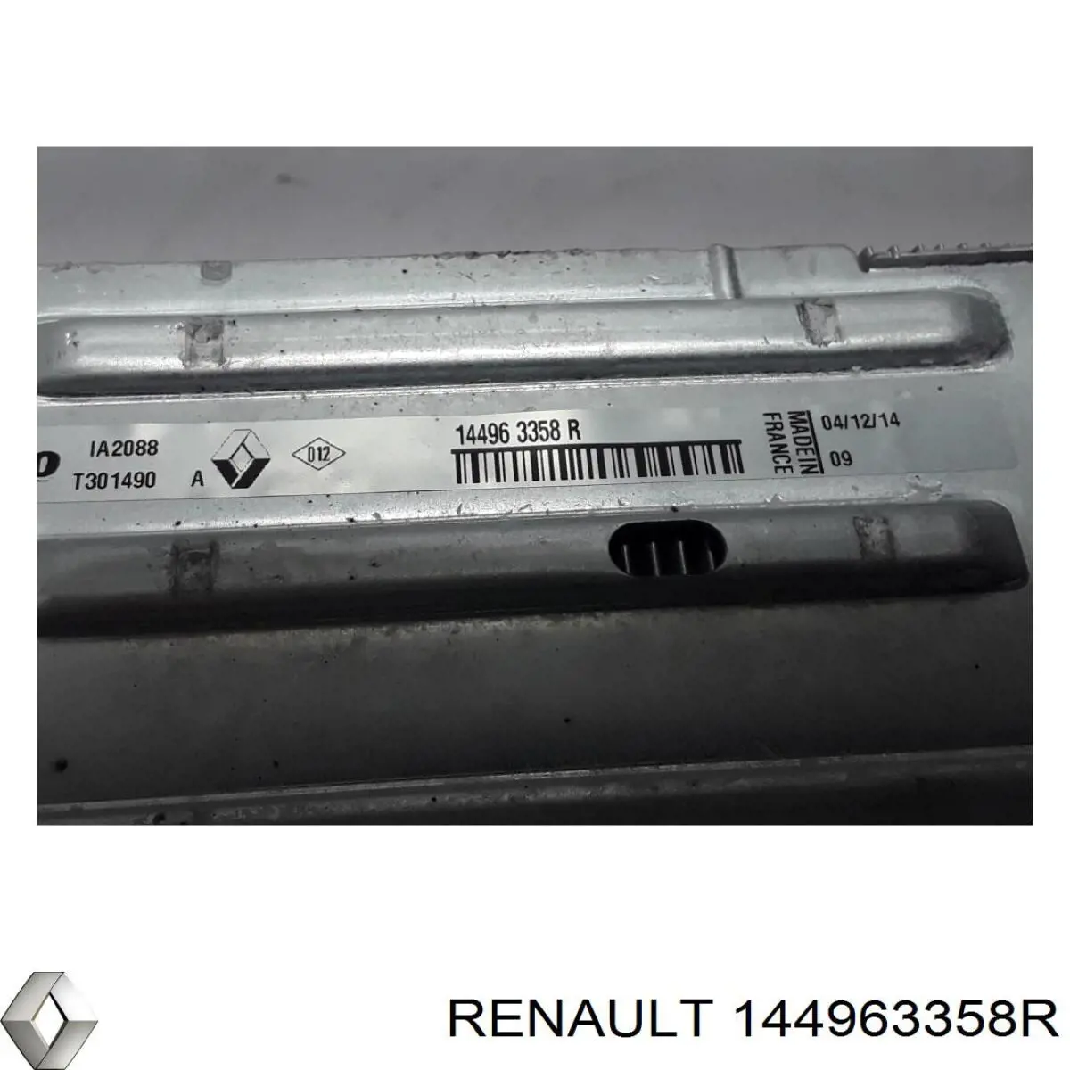Chłodnica intercoolera 144963358R Renault (RVI)