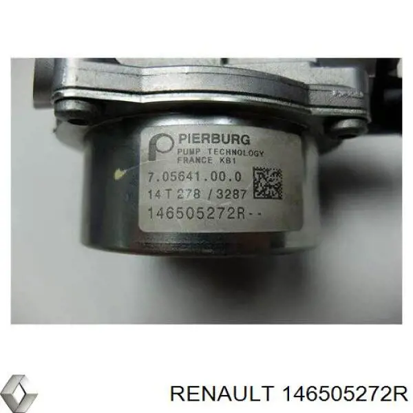 Do koszyka 146505272R Renault (RVI) Pompa podciśnienia