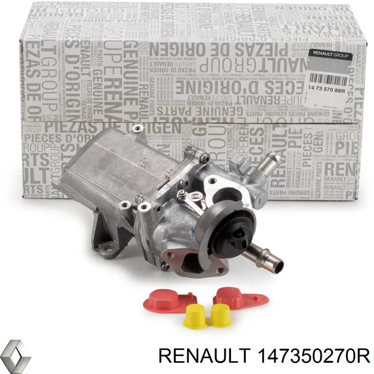 Do koszyka 147350270R Renault (RVI) Chłodnica układu recyrkulacji spalin EGR