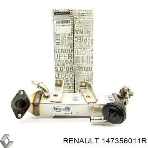 Do koszyka 147356011R Renault (RVI) Chłodnica układu recyrkulacji spalin EGR