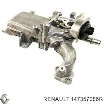 Chłodnica układu recyrkulacji spalin EGR Renault (RVI) 147357086R cena, od 353,48 USD