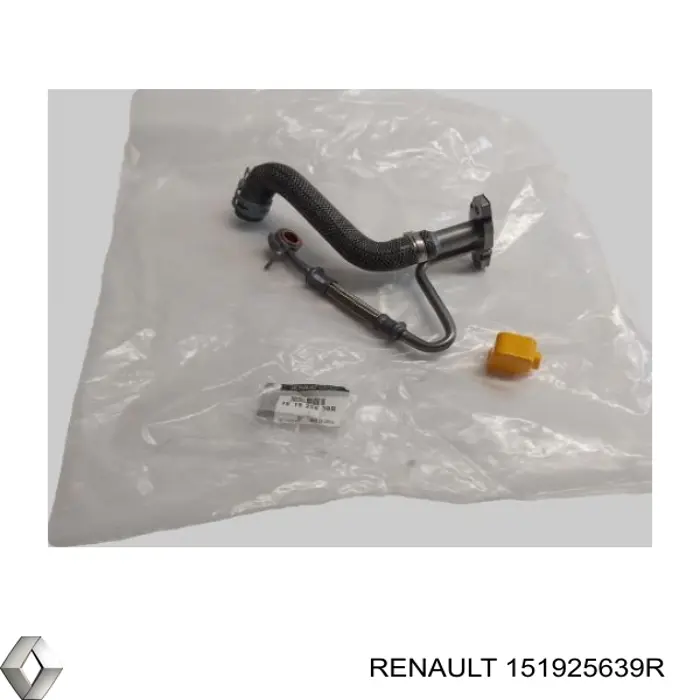 Rurka (przewód) dopływu oleju do turbiny Renault (RVI) 151925639R cena, od 106,93 USD