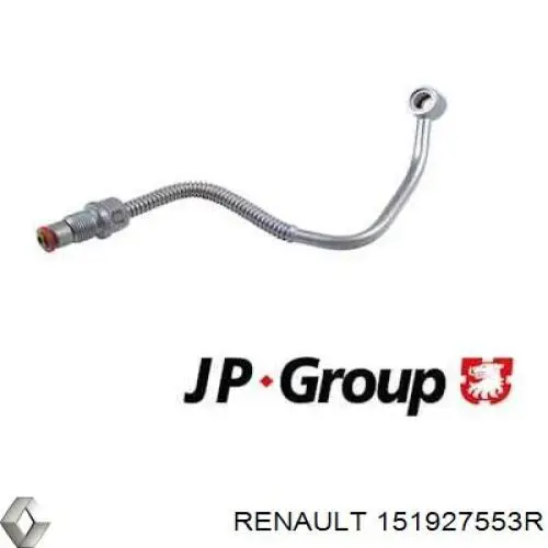 Rurka (przewód) dopływu oleju do turbiny Renault (RVI) 1519200Q2F cena, od 50,62 USD